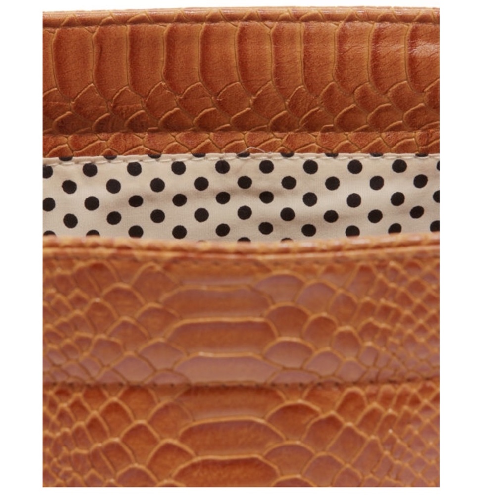 Urban Expressions Burgundy Python My Way Clutch - image 4